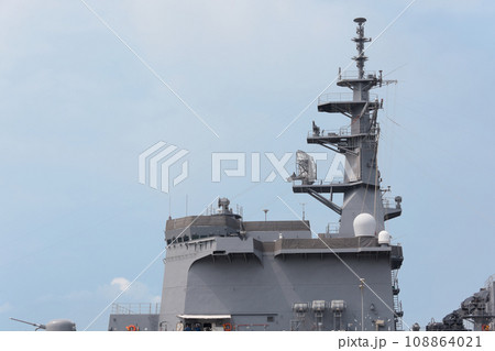 海上自衛隊掃海母艦ぶんごの艦橋 108864021