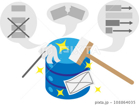 データクレンジングのイメージ素材 108864035