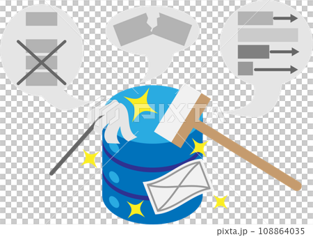 データクレンジングのイメージ素材 108864035