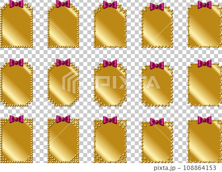 Metal, stone, ribbon plate 4-2 108864153