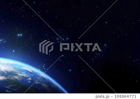 宇宙空間　銀河系の惑星 108864771