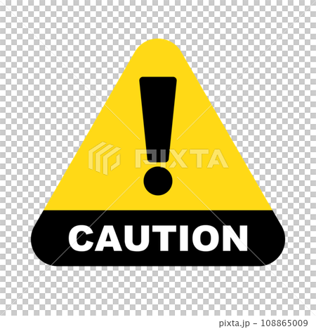 注意のアイコン 108865009
