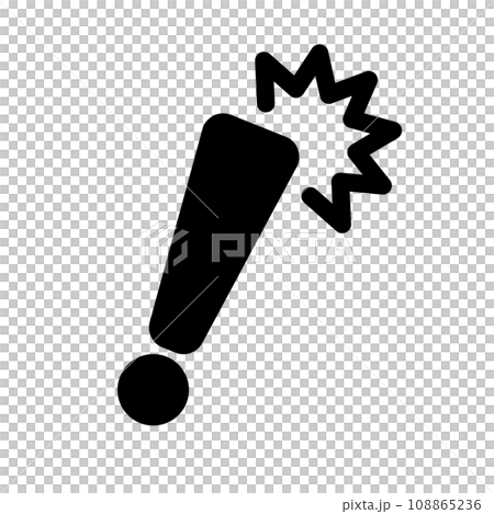 突出顯示流行反應圖示。驚喜或警告。向量。 108865236