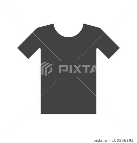 T Shirt icon vector image. 108866192