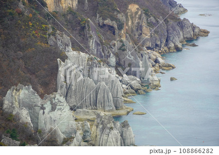 仏ヶ浦駐車帯（青森県佐井村）からの眺め 108866282