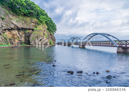（北海道）江差町鷗島（かもめじま）かもめの遊歩道 108866336