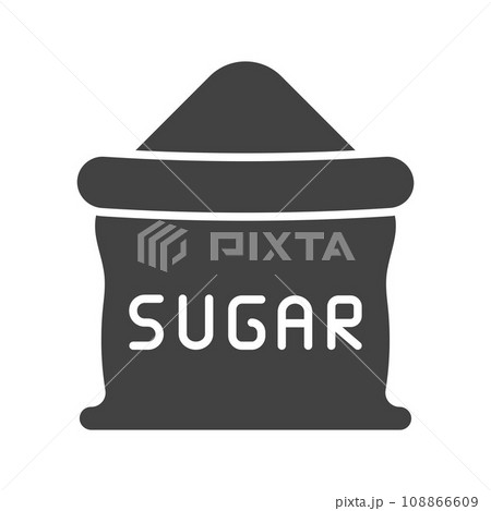 Sugar bag icon vector image. Sugar bag icon vector image. 108866609