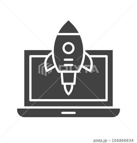 Startup icon vector image. 108866634