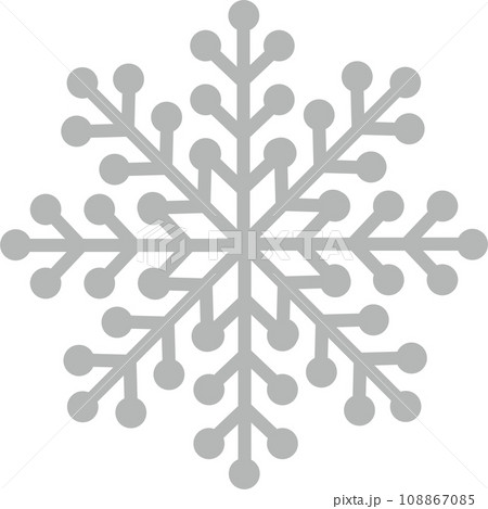 雪の結晶イラスト 108867085