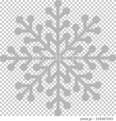 雪の結晶イラスト 108867085