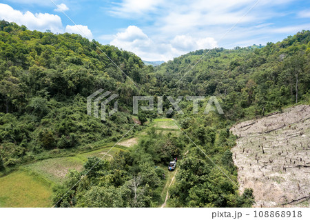 A check dam or a weir is a barrier that stops or restricts the flow of surface water or underground streams. Reservoirs created by dams not only suppress floods but also provide water for activities. A check dam or a weir is a barrier that stops or restricts the flow of surface water or underground streams. Reservoirs created by dams not only suppress floods but also provide water for activities. 108868918