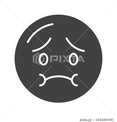 Nauseated Face icon vector image. 108869391