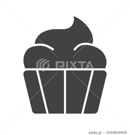 Muffin icon vector image. Muffin icon vector image. 108869409