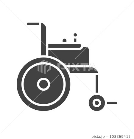 Motorized Wheelchair icon vector image. Motorized Wheelchair icon vector image. 108869415