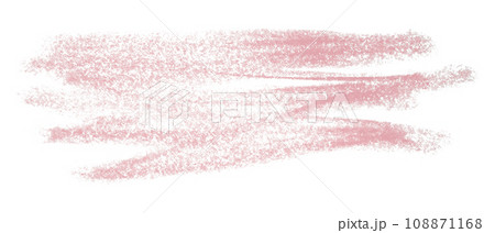 Pink pencil strokes isolated on white background. Pink pencil strokes isolated on white background. 108871168