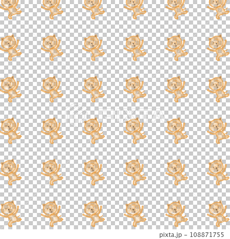 かわいい猫のイラスト 108871755