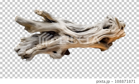 Artwork (cutout) No.003 AI-generated image expressing the beauty of driftwood 108871871