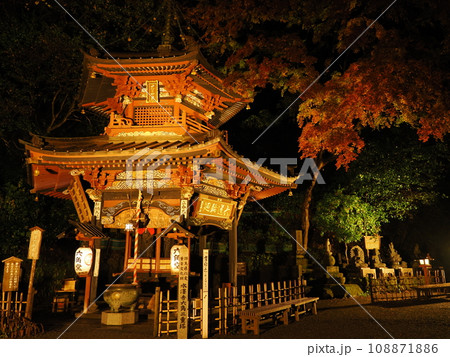 伊香保温泉　水澤観世音の六角堂（六角二重塔）と守り本尊 108871886