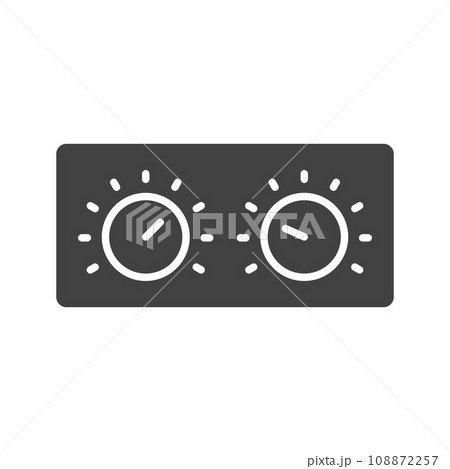 Control Knobs icon vector image. 108872257