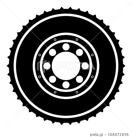 Car clutch flywheel cohesion transmission auto part plate kit repair service icon black color vector illustration image flat style Car clutch flywheel cohesion transmission auto part plate kit repair service icon black color vector illustration image flat style 108872856