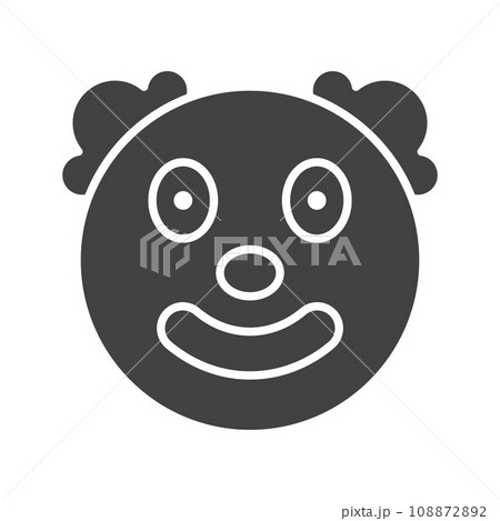 Clown Face icon vector image. Clown Face icon vector image. 108872892