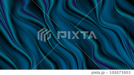 Abstract dark blue smooth liquid waves backgroundのイラスト素材 [108873803 ...
