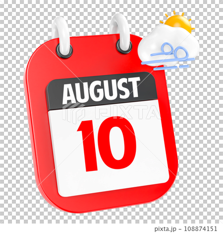icon calendar 3d render of day 108874151