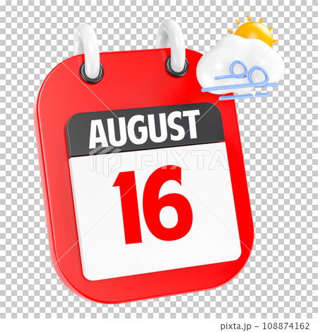 icon calendar 3d render of day 108874162
