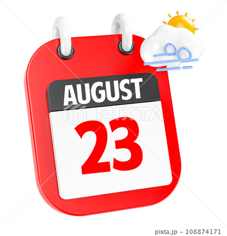 icon calendar 3d render of day icon calendar 3d render of day 108874171