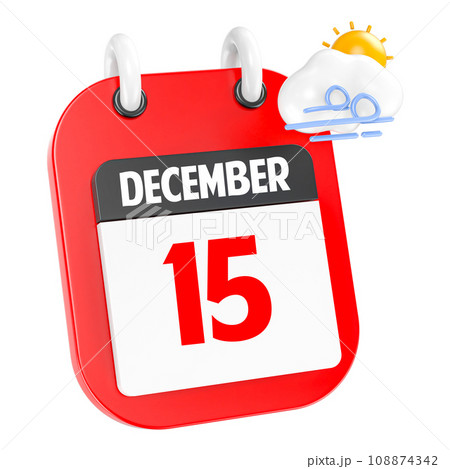 icon calendar 3d render of day icon calendar 3d render of day 108874342