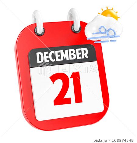 icon calendar 3d render of day icon calendar 3d render of day 108874349