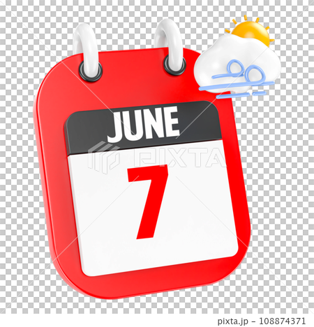 icon calendar 3d render of day 108874371