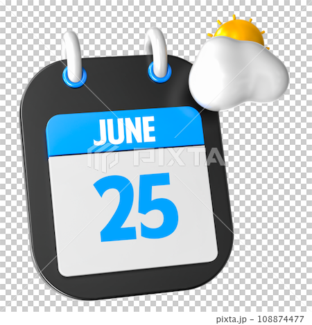 icon calendar 3d render of day icon calendar 3d render of day 108874477