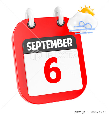 icon calendar 3d render of day 108874738