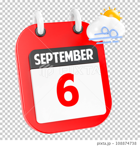 icon calendar 3d render of day 108874738