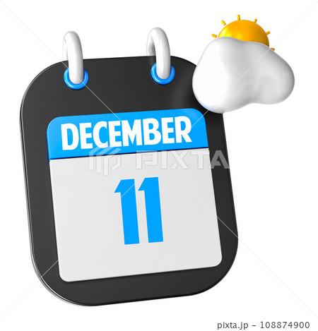 icon calendar 3d render of day 108874900