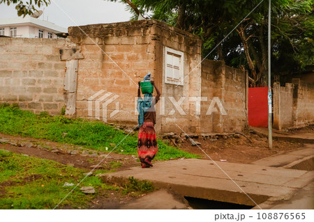 life in African village in Tanzania life in African village in Tanzania 108876565