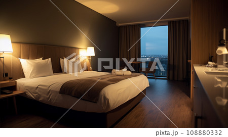 ホテルの客室 108880332