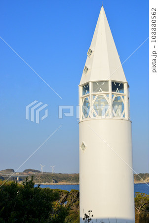 安房埼灯台 三浦市三崎町城ヶ島の風景 安房埼灯台 三浦市三崎町城ヶ島の風景 108880562