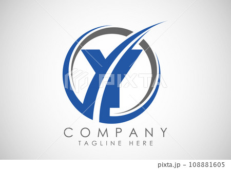 English alphabet with swoosh. Modern vector logotype for business and company identity 108881605