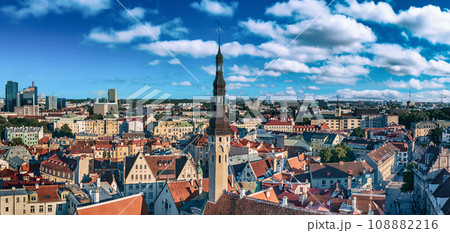 Aerial View of Tallinn 108882216