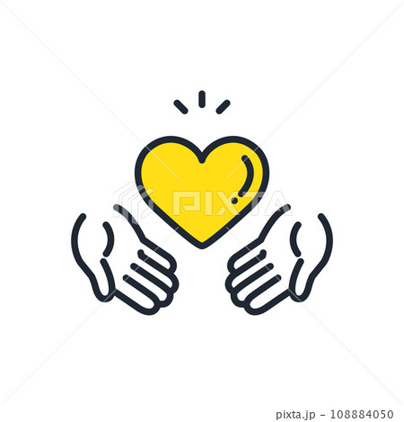 アフターサポートのシンプルなベクターアイコンイラスト素材 108884050