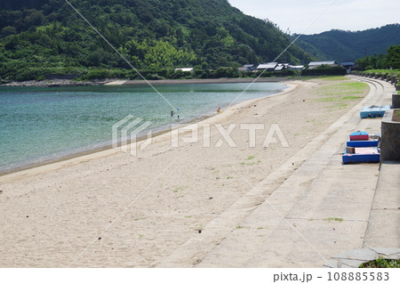 隠岐の島町中村海水浴場の景色 隠岐の島町中村海水浴場の景色 108885583