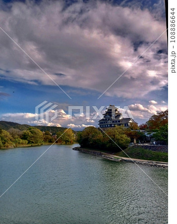 烏城、岡山城、大名庭園、後楽園、月見櫓、西之丸西手、旭川河口、宇喜多秀家 108886644