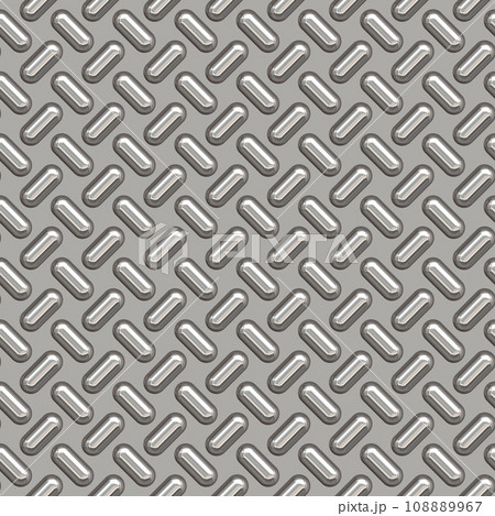 Bumped metal, seamless background. Seamless Hi-res (8000x8000) texture of metal wall or floor. Iron diamond plate industry realistic seamless pattern. Bumped metal, seamless background. Seamless Hi-res (8000x8000) texture of metal wall or floor. Iron diamond plate industry realistic seamless pattern. 108889967
