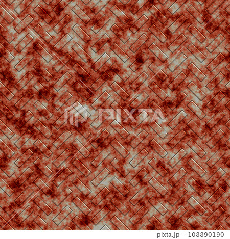 Bumped metal, seamless background. Seamless Hi-res (8000x8000) texture of metal wall or floor. Iron diamond plate industry realistic seamless pattern. 108890190