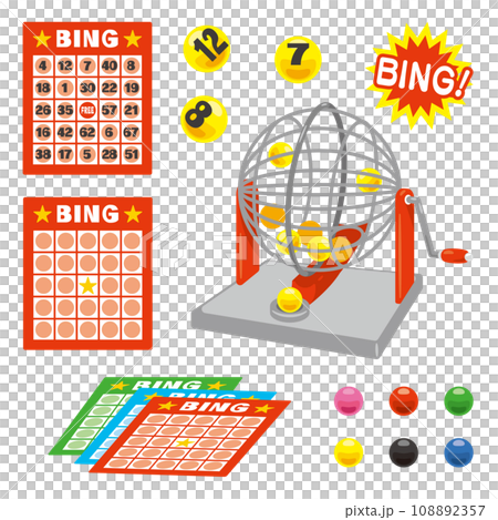 ビンゴマシーンセット 108892357