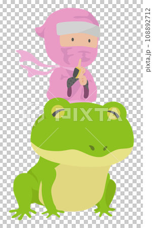 Kunoichi riding a frog 108892712