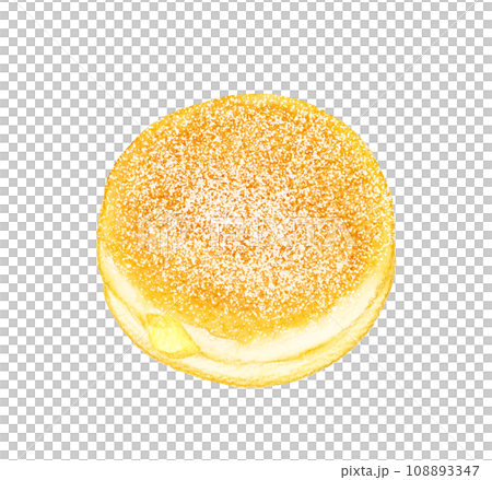 奶油甜甜圈(麵包甜甜圈)手繪水彩插圖的糖果和糖果 奶油甜甜圈(麵包甜甜圈)手繪水彩插圖的糖果和糖果 108893347