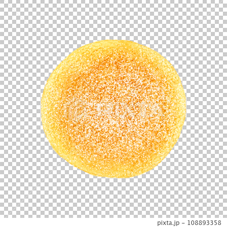 Bomboloni (bread donut) hand-drawn watercolor illustration of sweets and sweets 108893358